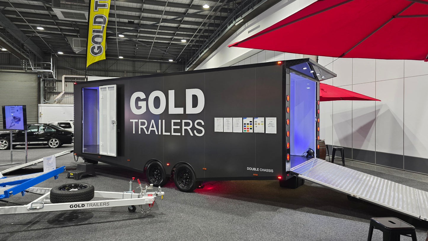 Gold Premium Enclosed Car Carrier