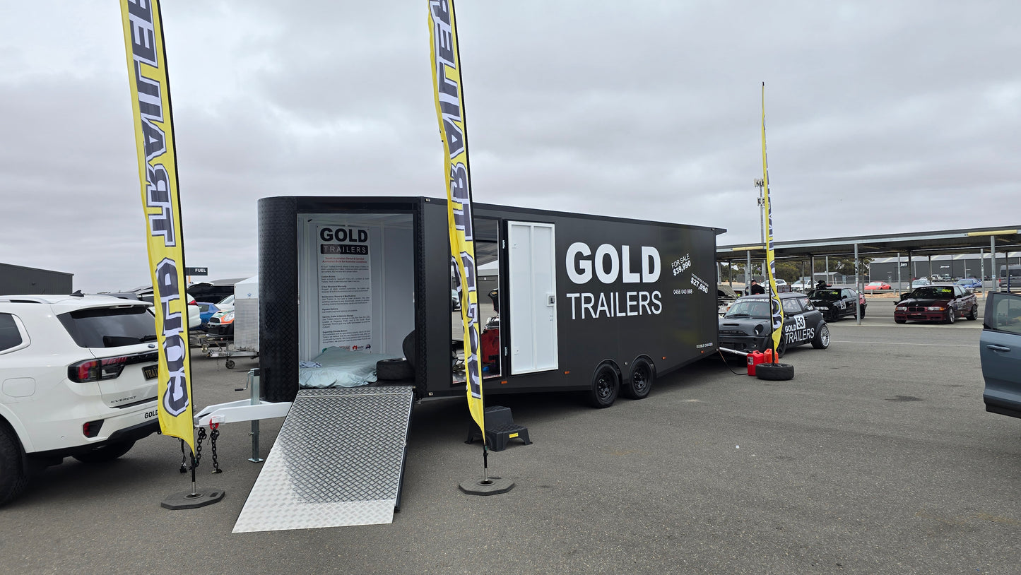 Gold Premium Enclosed Car Carrier