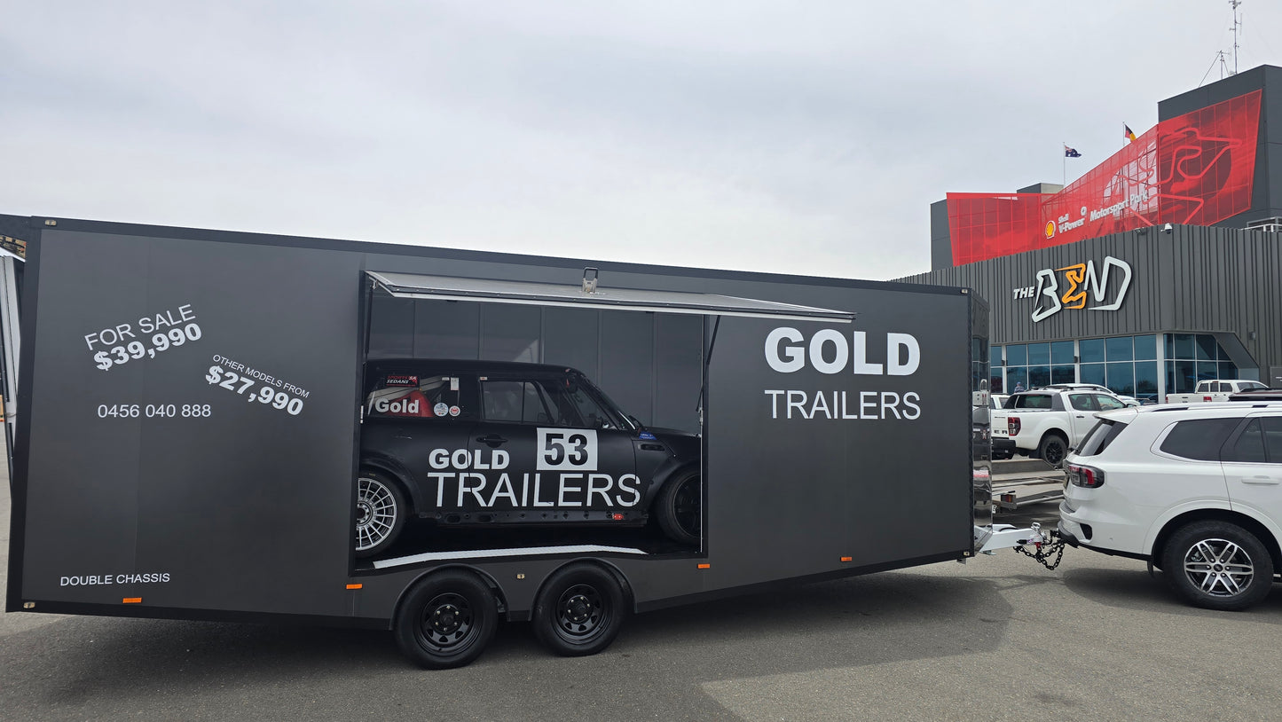 Gold Premium Enclosed Car Carrier