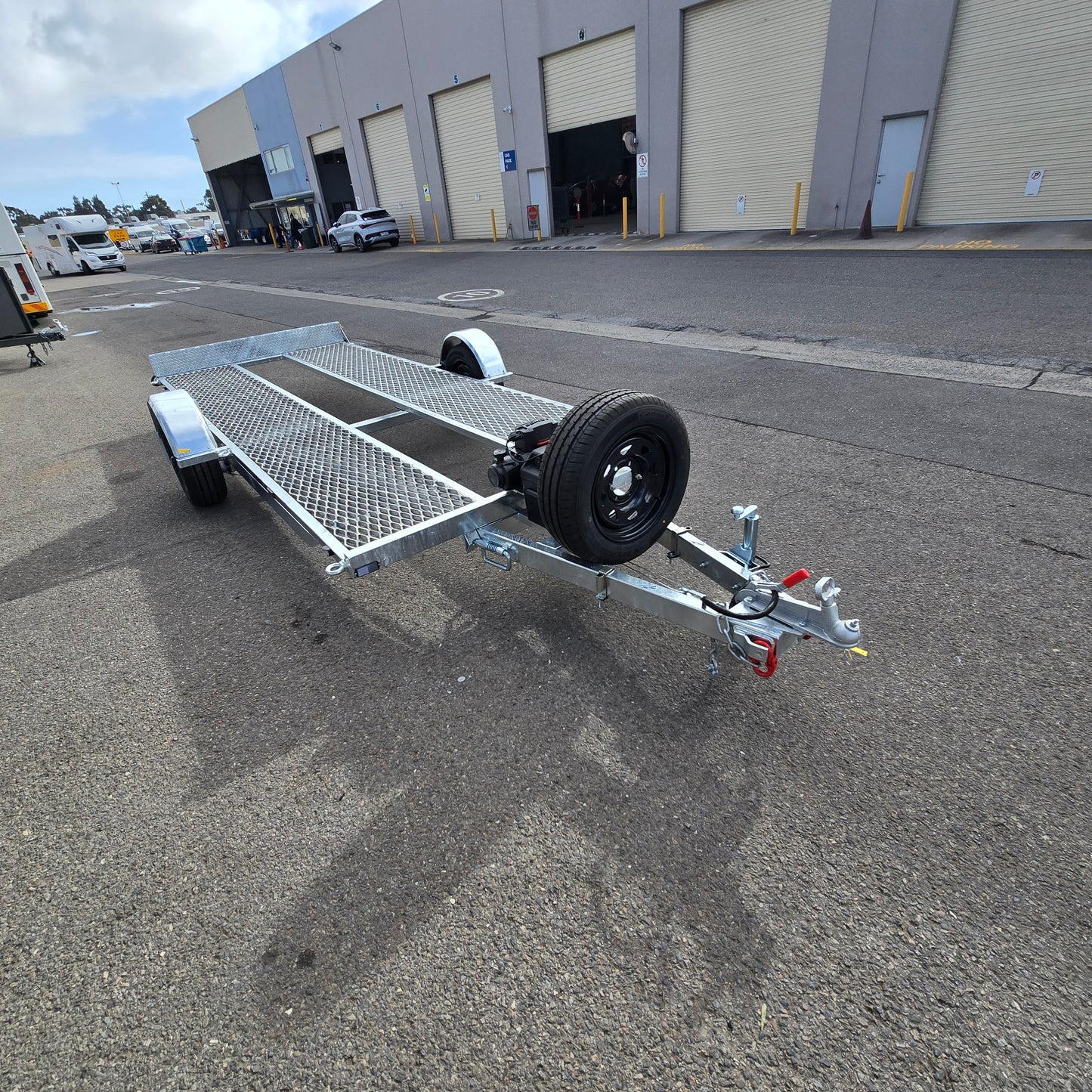 Gold Platinum Tilt Trailer - Single Axle - 2222 kg
