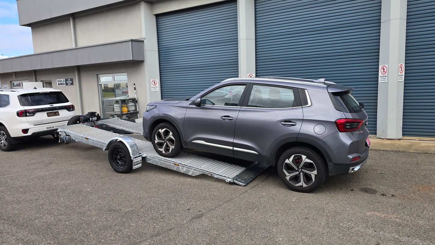 Gold Platinum Tilt Trailer - Single Axle - 2222 kg