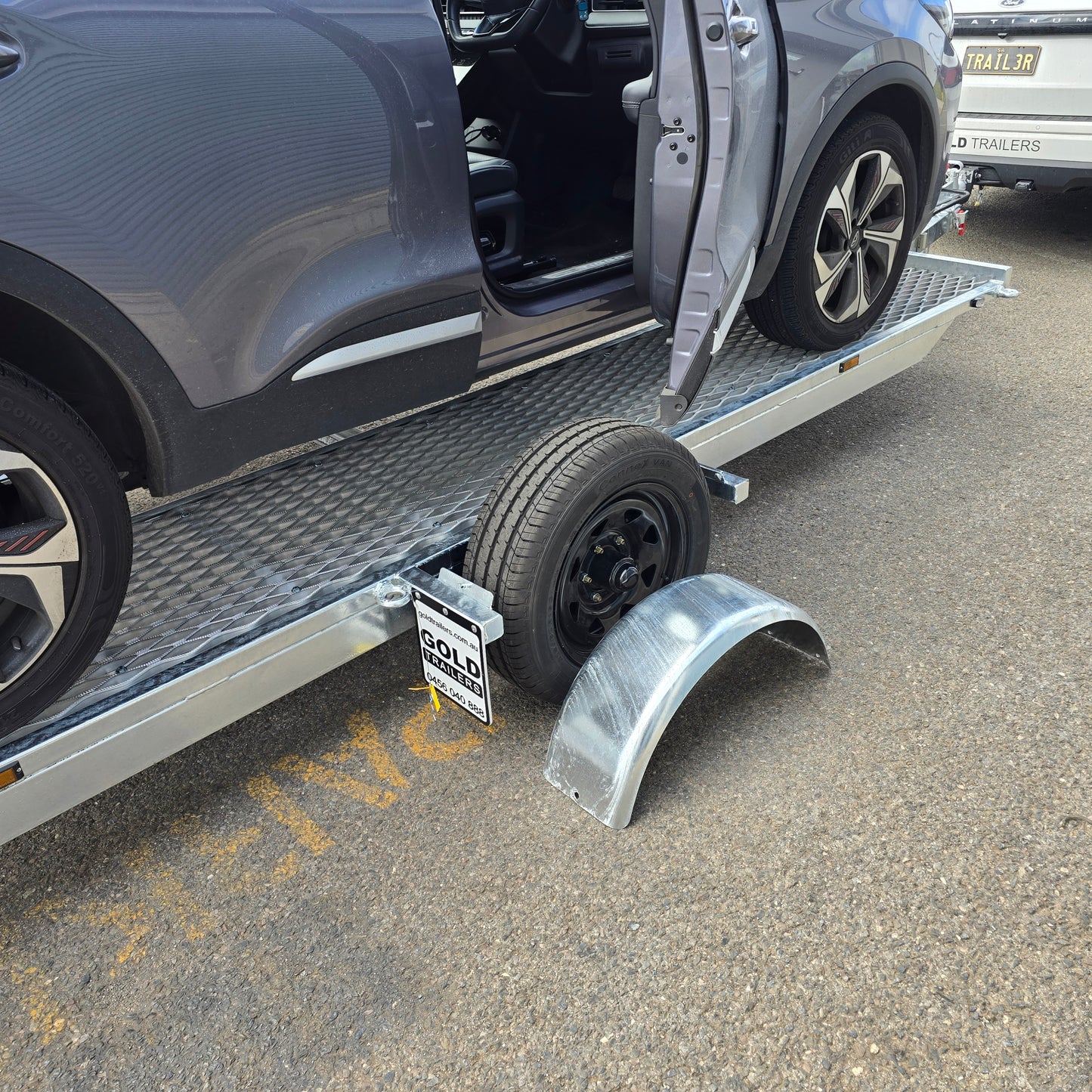 Gold Platinum Tilt Trailer - Single Axle - 2222 kg