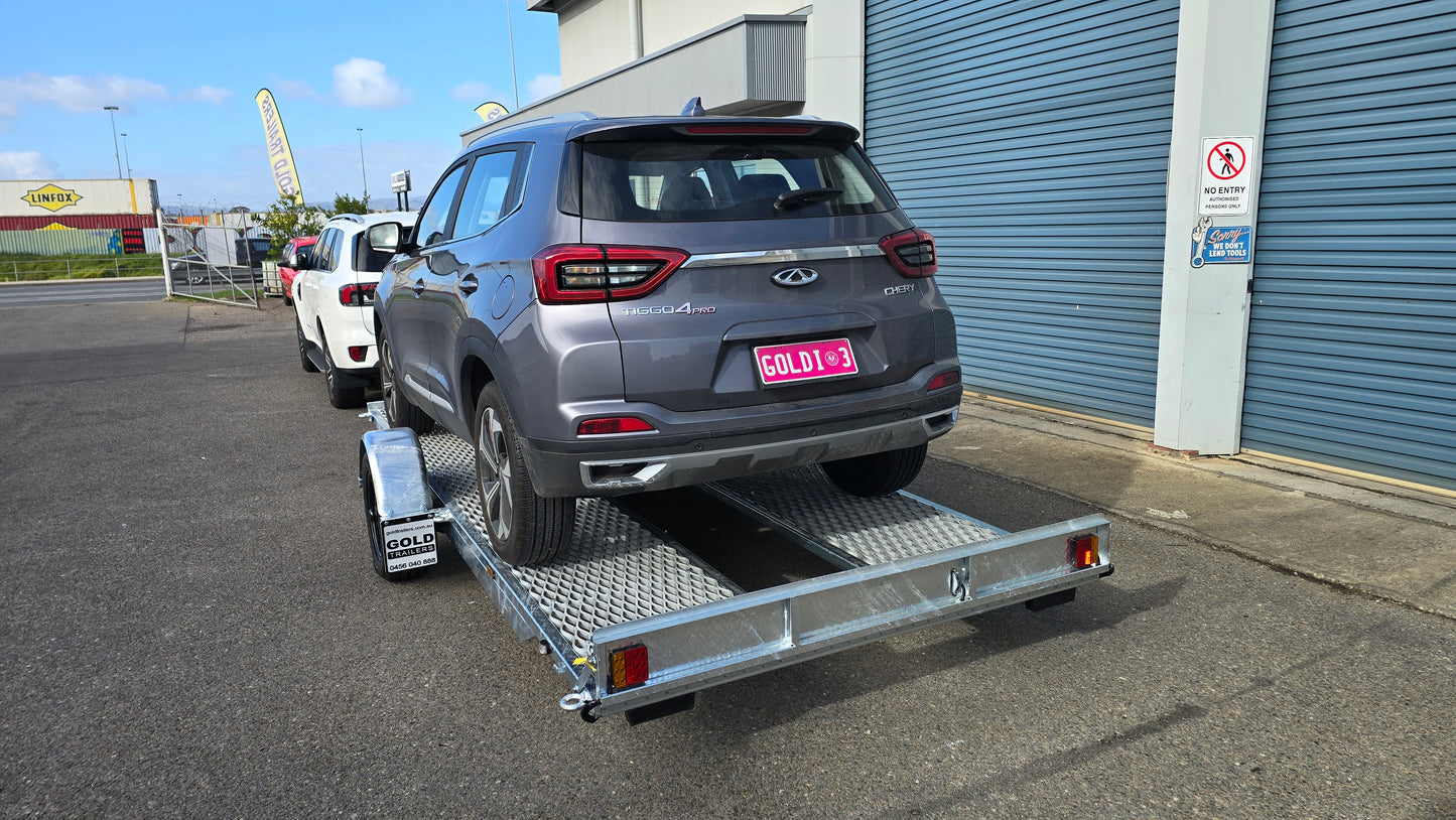Gold Platinum Tilt Trailer - Single Axle - 2222 kg