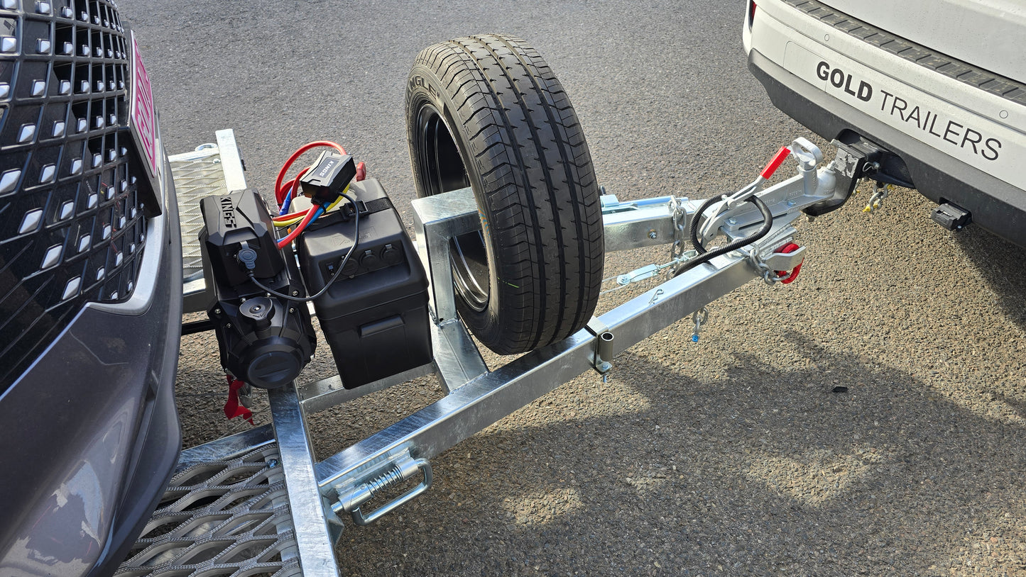 Gold Platinum Tilt Trailer - Single Axle - 2222 kg