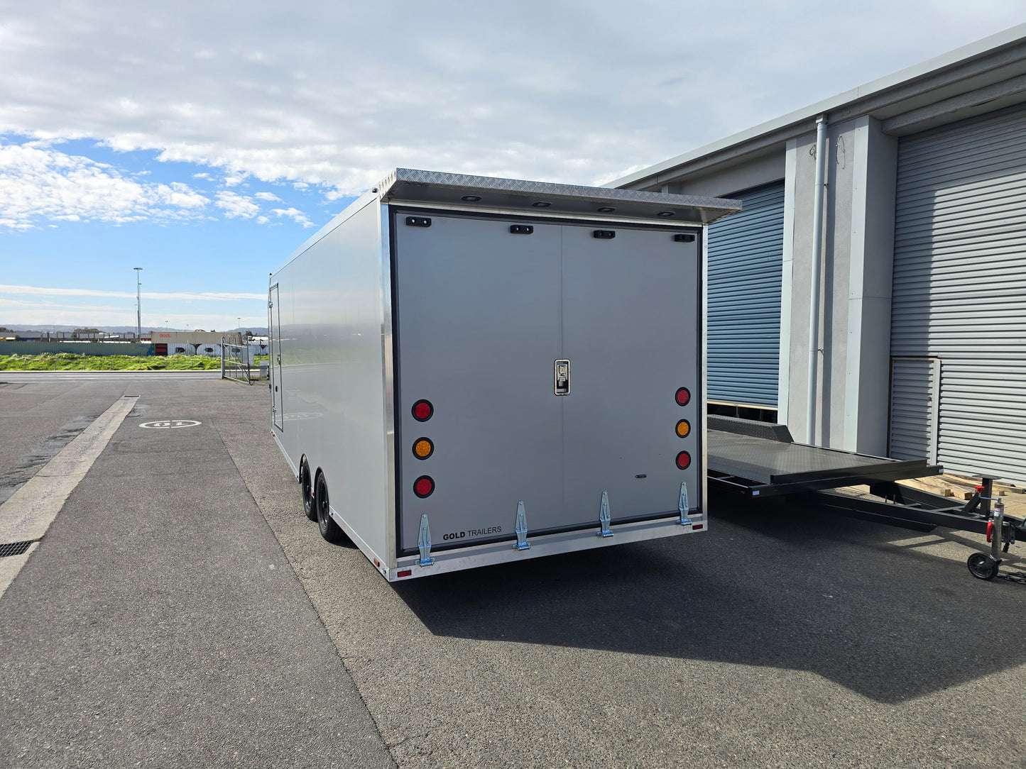 Gold Premium Enclosed Car Carrier