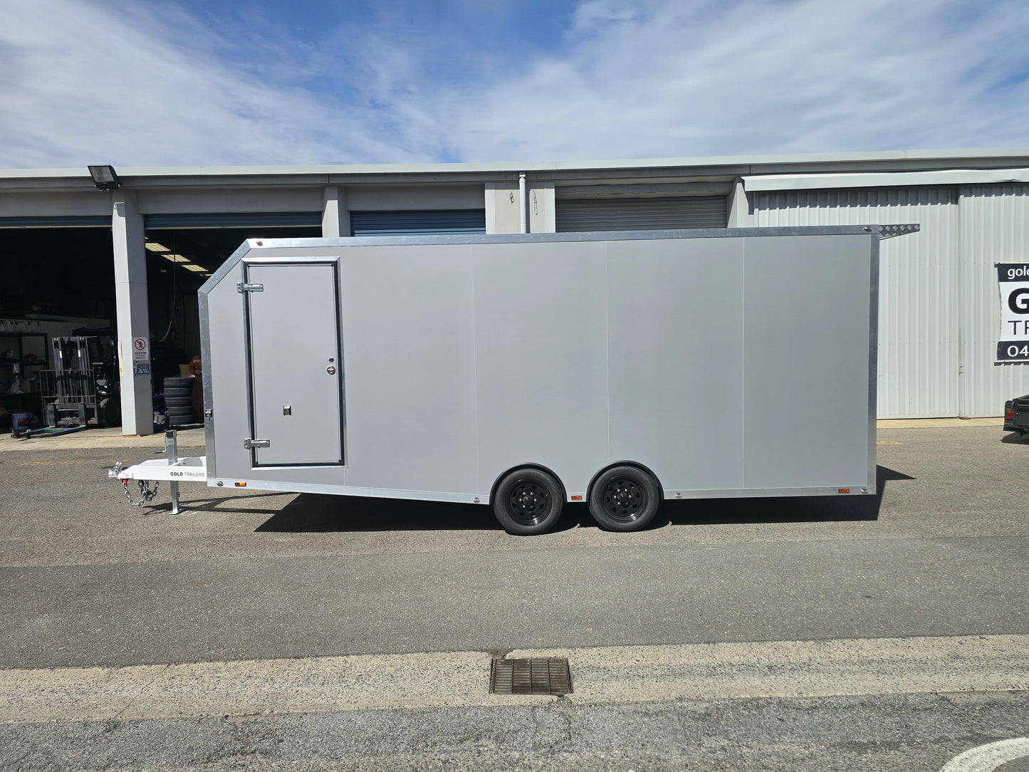 Gold Premium Enclosed Car Carrier