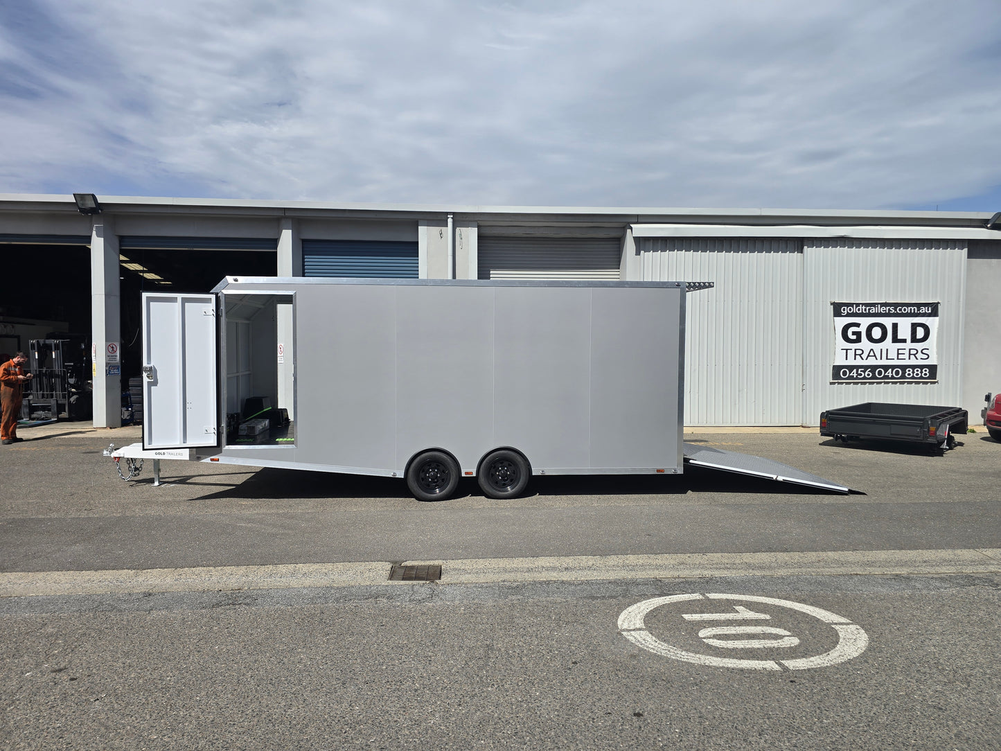 Gold Premium Enclosed Car Carrier