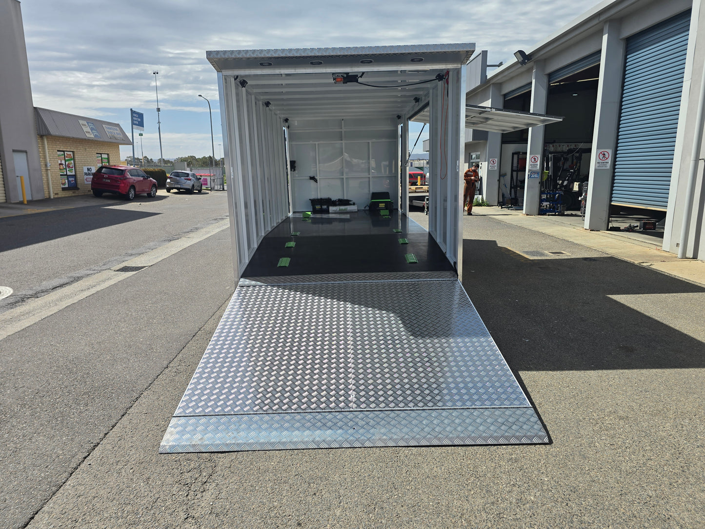 Gold Premium Enclosed Car Carrier