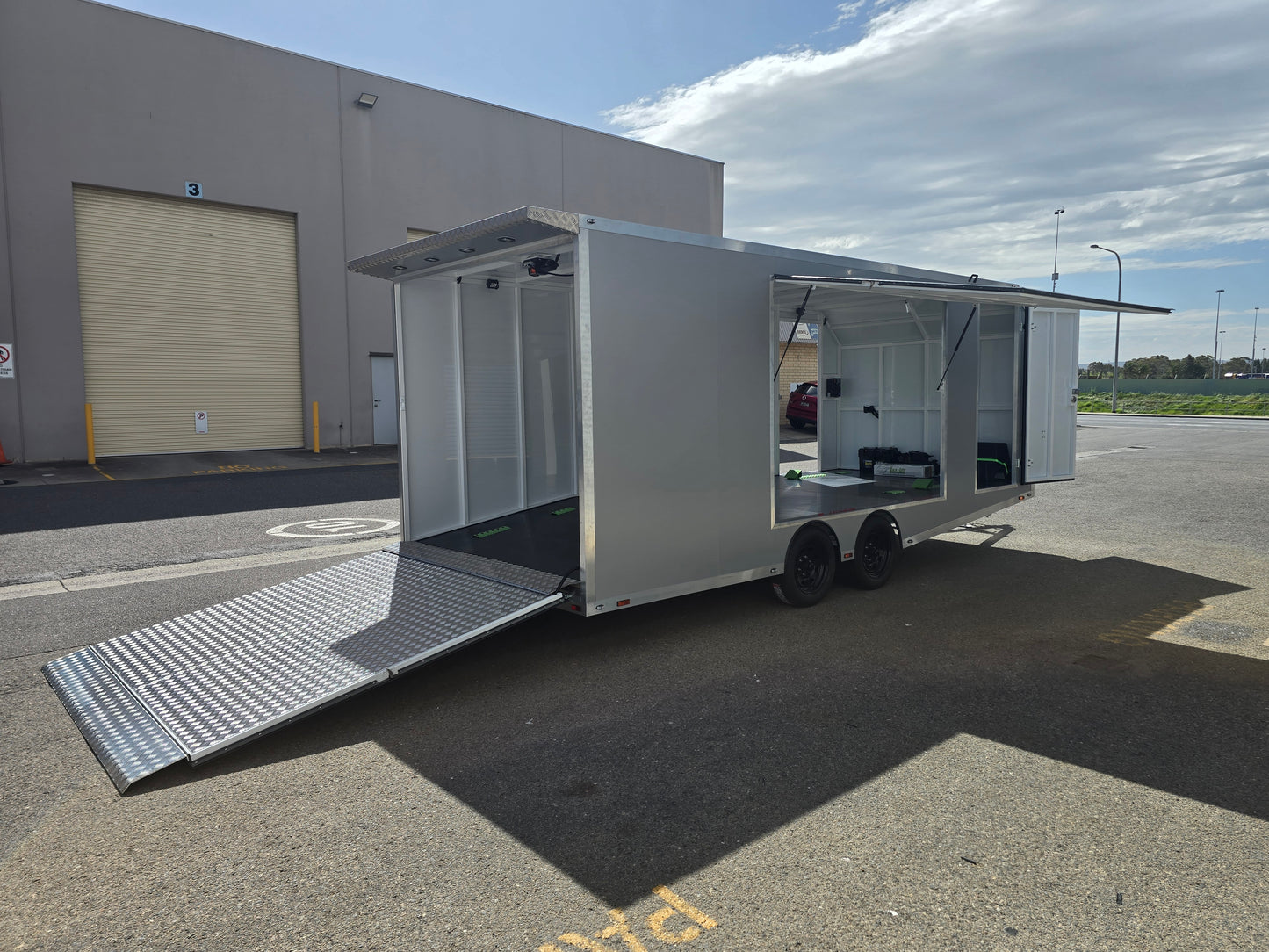 Gold Premium Enclosed Car Carrier