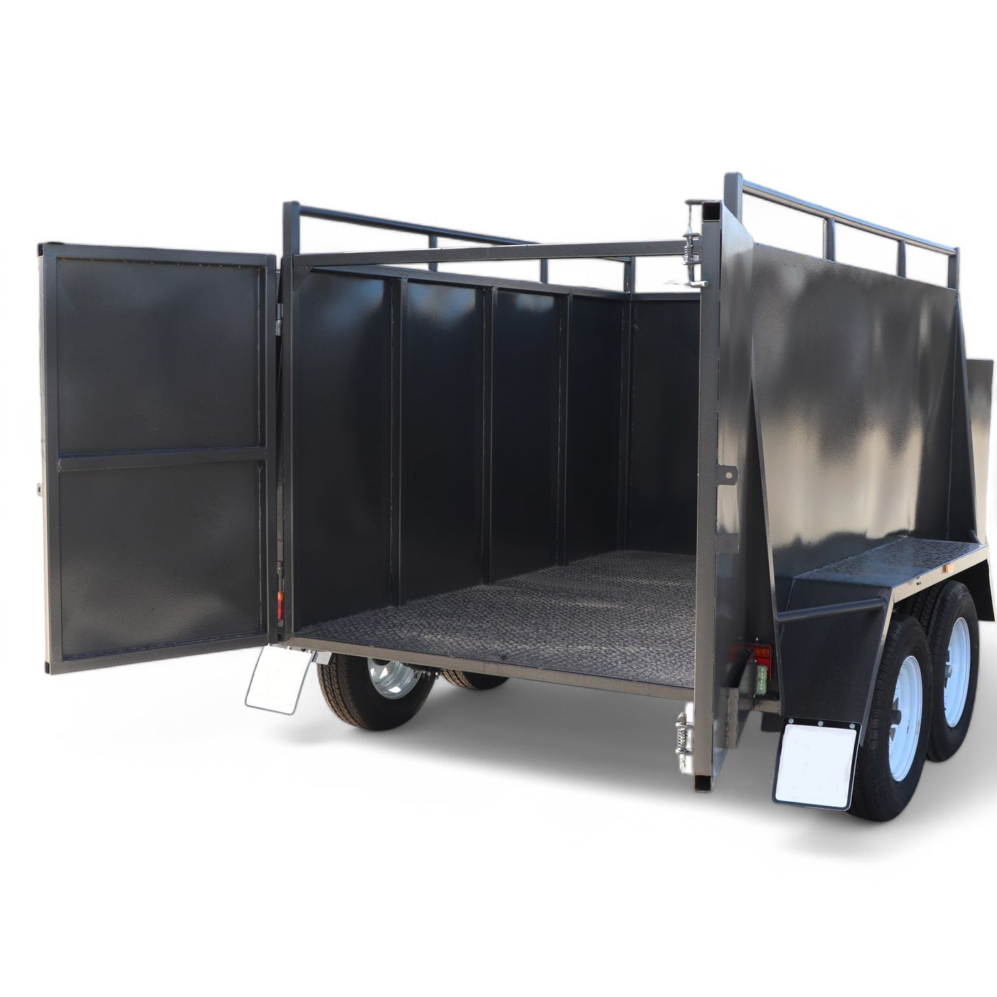 8x5 Tandem Axle Mower Trailer with Side Box