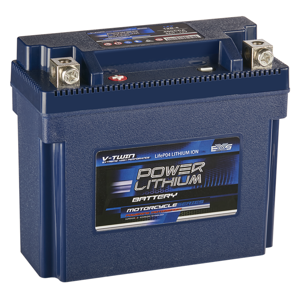 Power Lithium Deep Cycle 12.8V 8AH 400CCA Motorcycle Battery - LFP12B-4