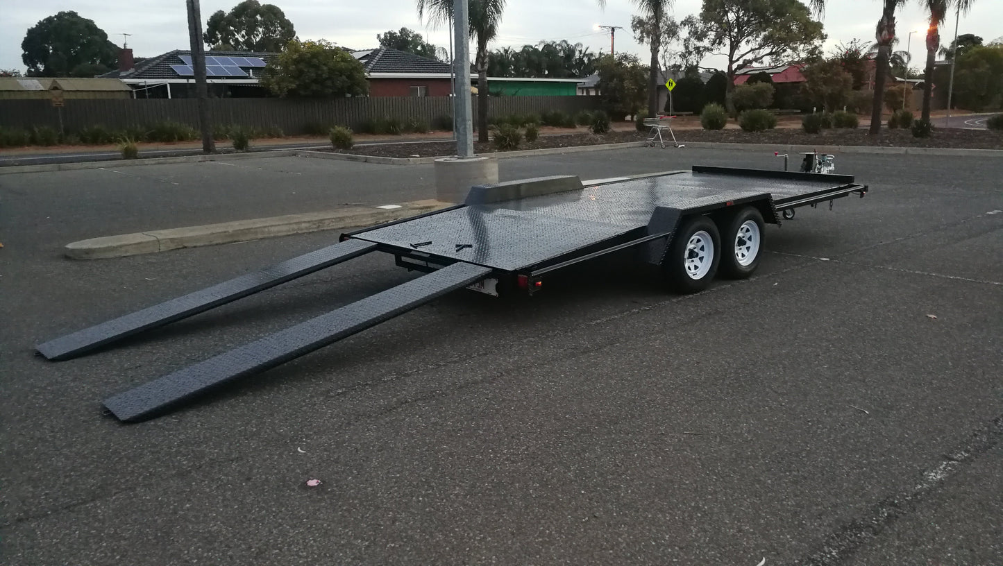 16x6.5 - 2.8T Heavy Duty Beaver Tail Car Carrier Tandem