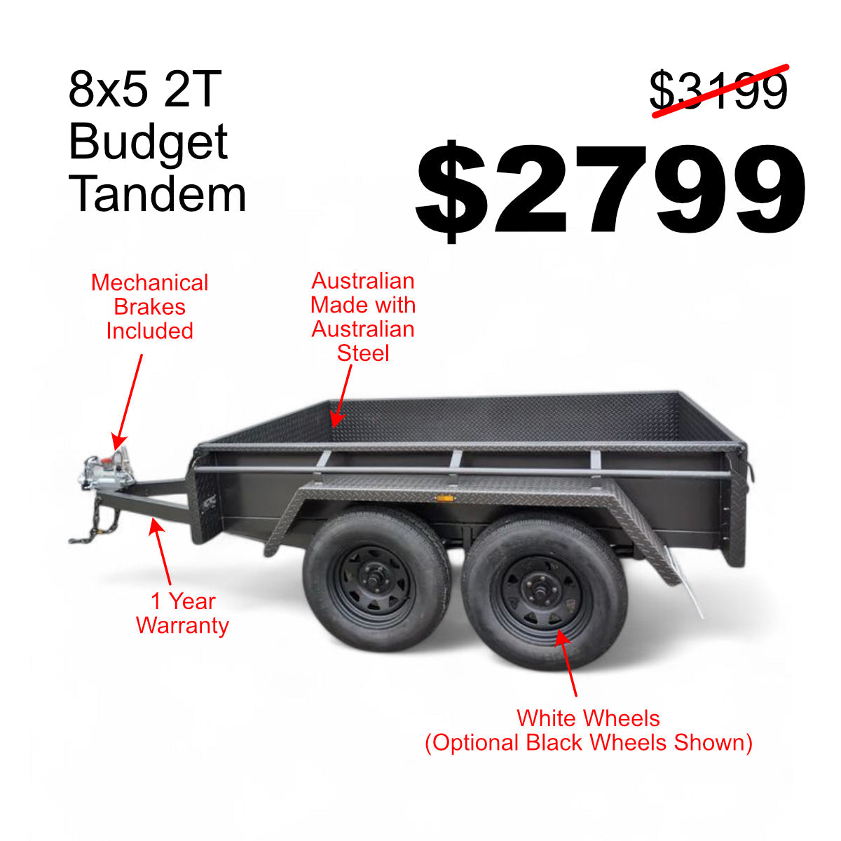 Budget Tandem Trailer