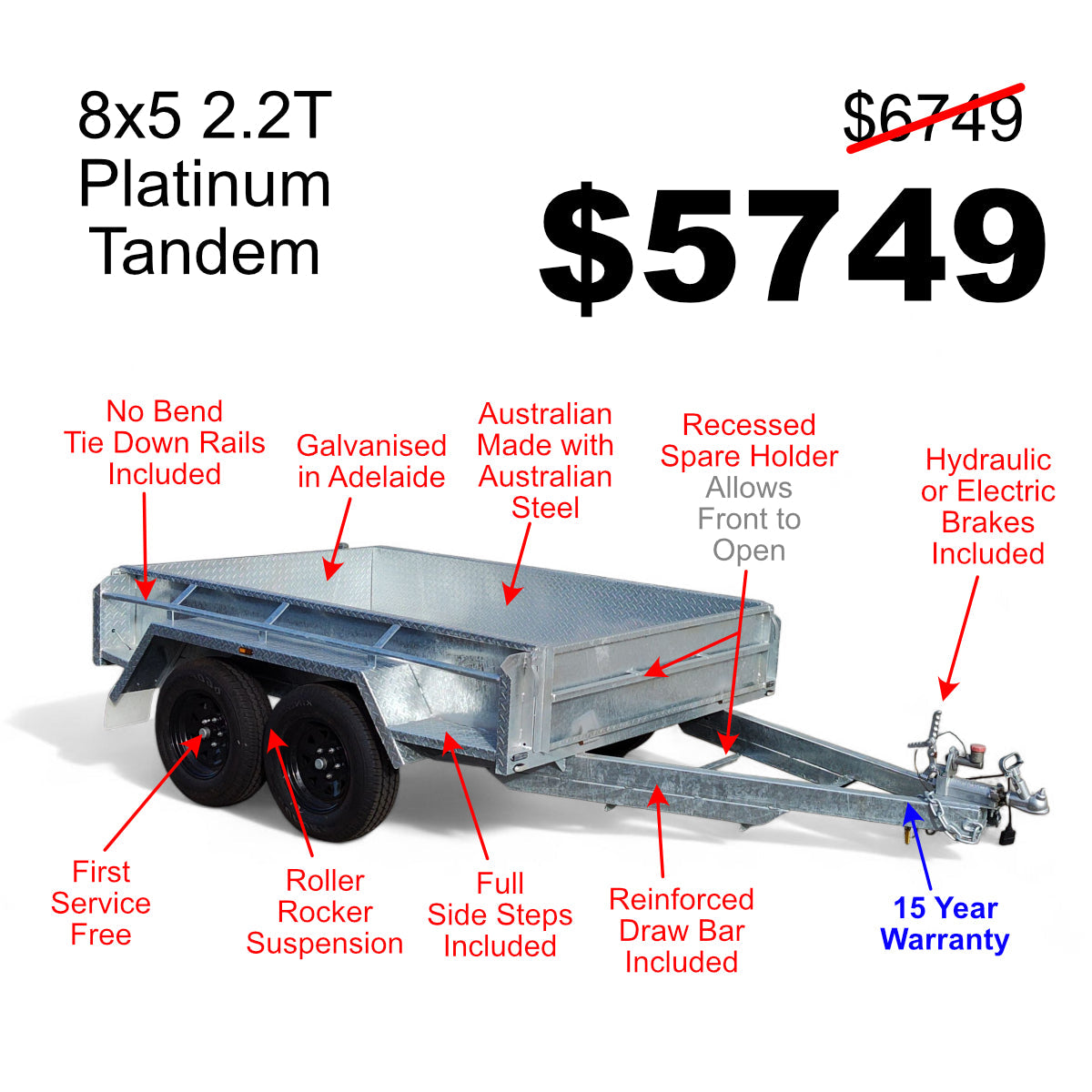 Platinum Tandem Trailers