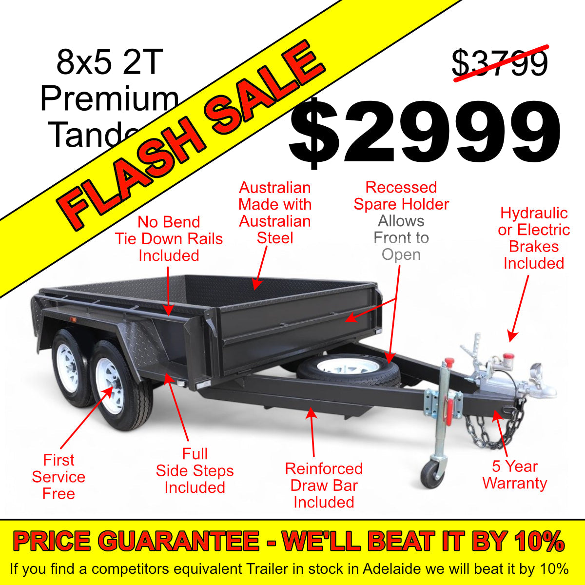 8x5 FLASH SALE