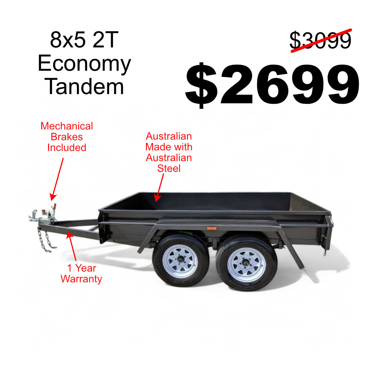 Economy Tandem Trailers