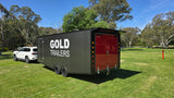 Gold Premium Enclosed Car Carrier - IN STOCK