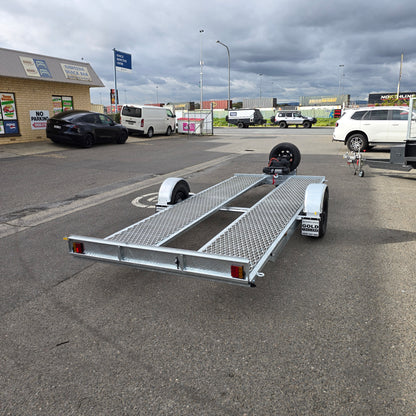 Gold Platinum Ultra Low Tilt Trailer - Single Axle - 2222 kg