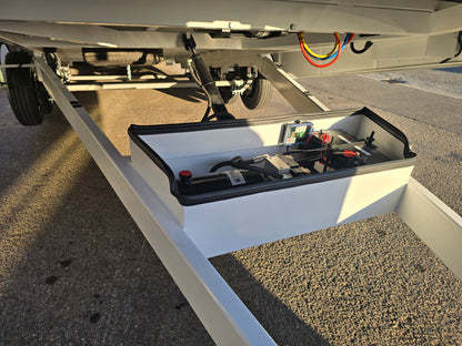 Zero Degree Loading Ramp Enclosed Car Carrier