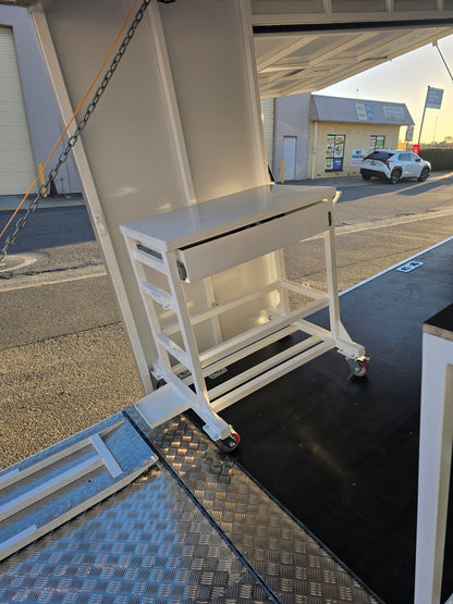 Zero Degree Loading Ramp Enclosed Car Carrier
