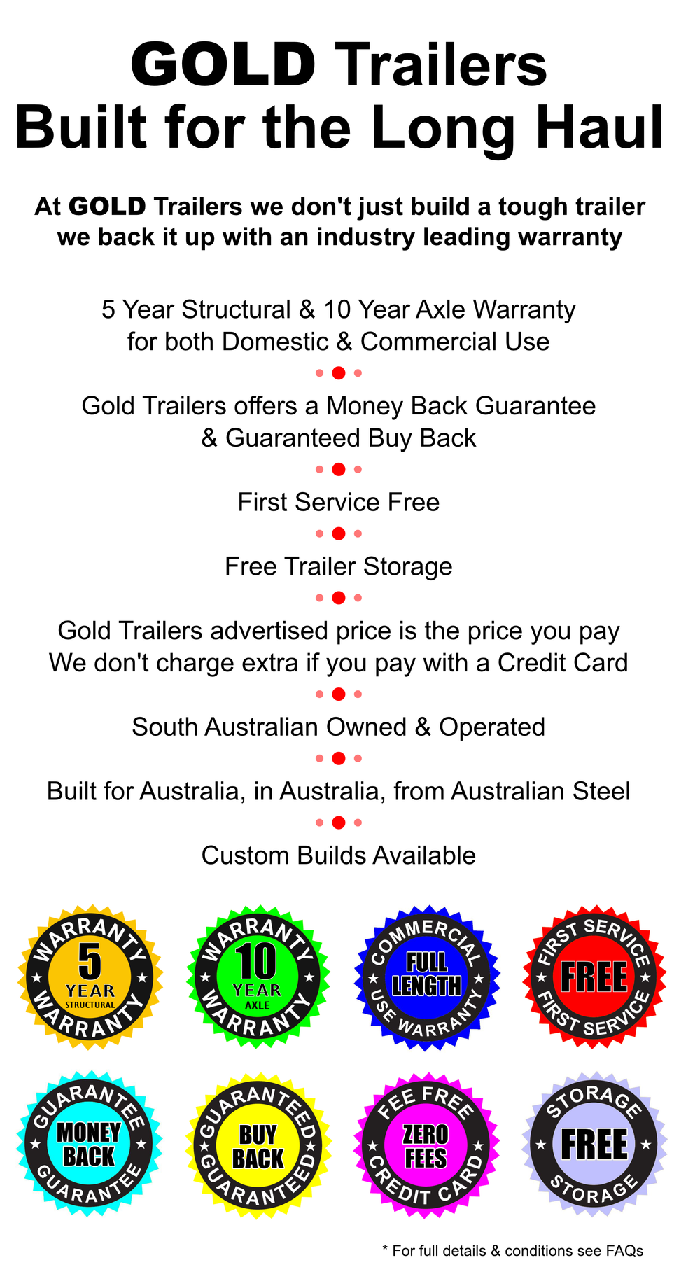 Gold Trailers