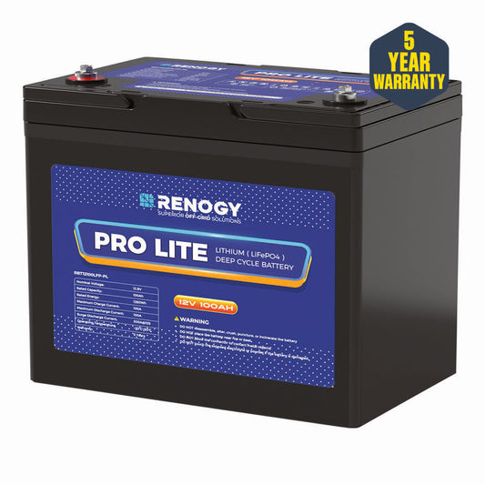 Renogy Lithium Deep Cycle Battery 12.8V 100Ah LiFePO4