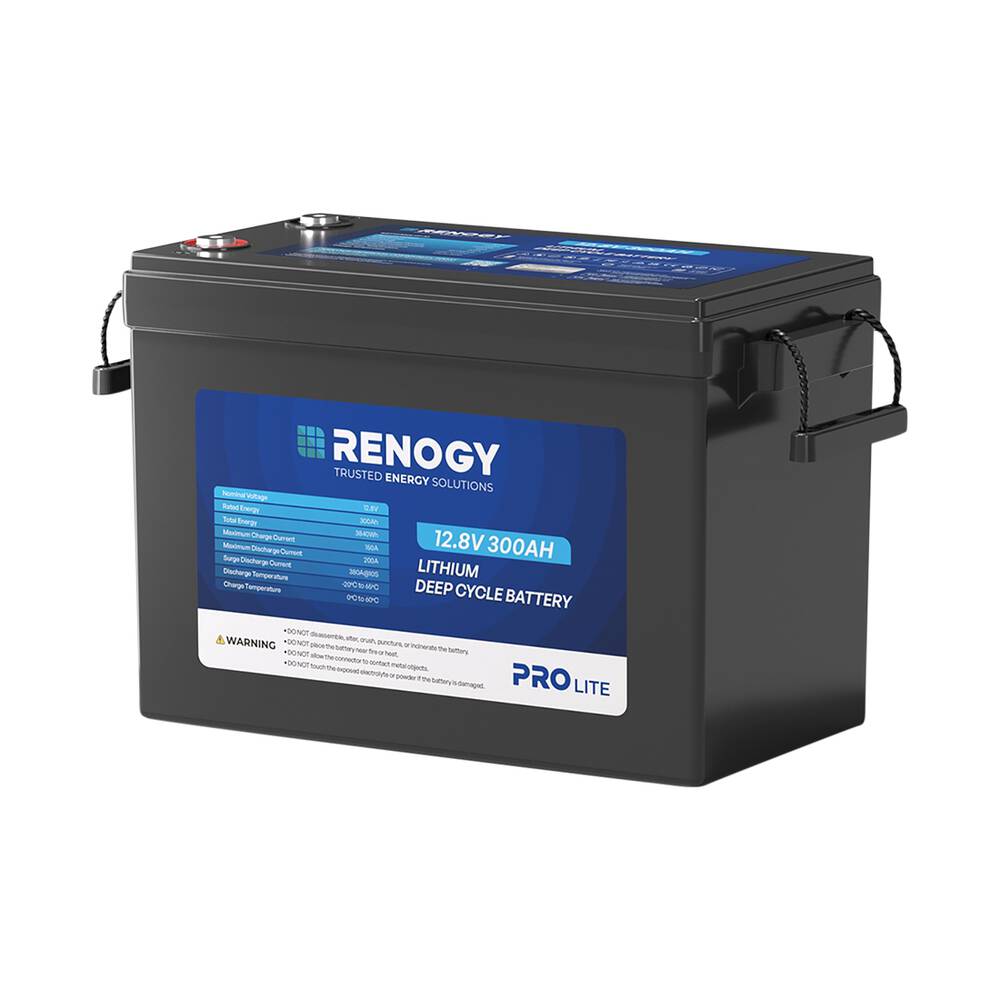 Renogy Lithium Deep Cycle Battery 12.8V 300Ah LiFePO4
