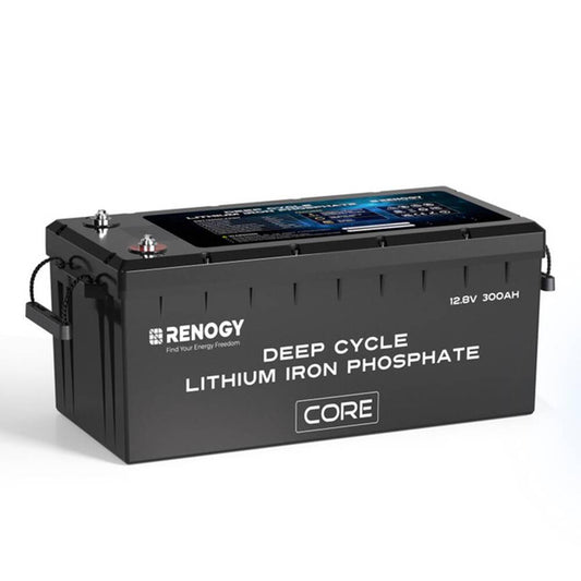 Renogy 12V 300Ah Core Series Deep Cycle Lithium Iron Phosphate Battery with Self-Heating - RBT12300LFPSH