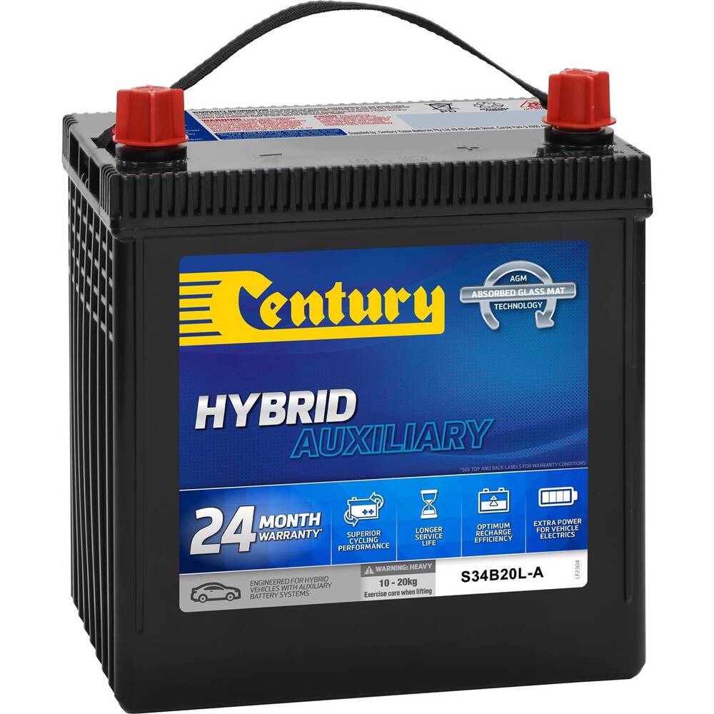 Century Hybrid Auxiliary Battery S34B20L-A - 118115