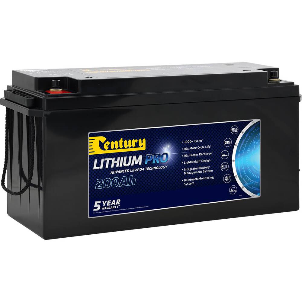 Century Deep Cycle Lithium Battery - 200Ah, C12-200XLI - 117101