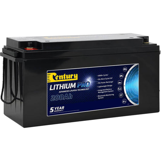 Century Deep Cycle Lithium Battery - 200Ah, C12-200XLI - 117101