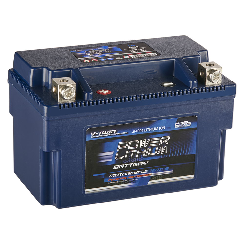 Power Lithium Deep Cycle 12.8V 5AH 300CCA Motorcycle Battery - LFP9-BS