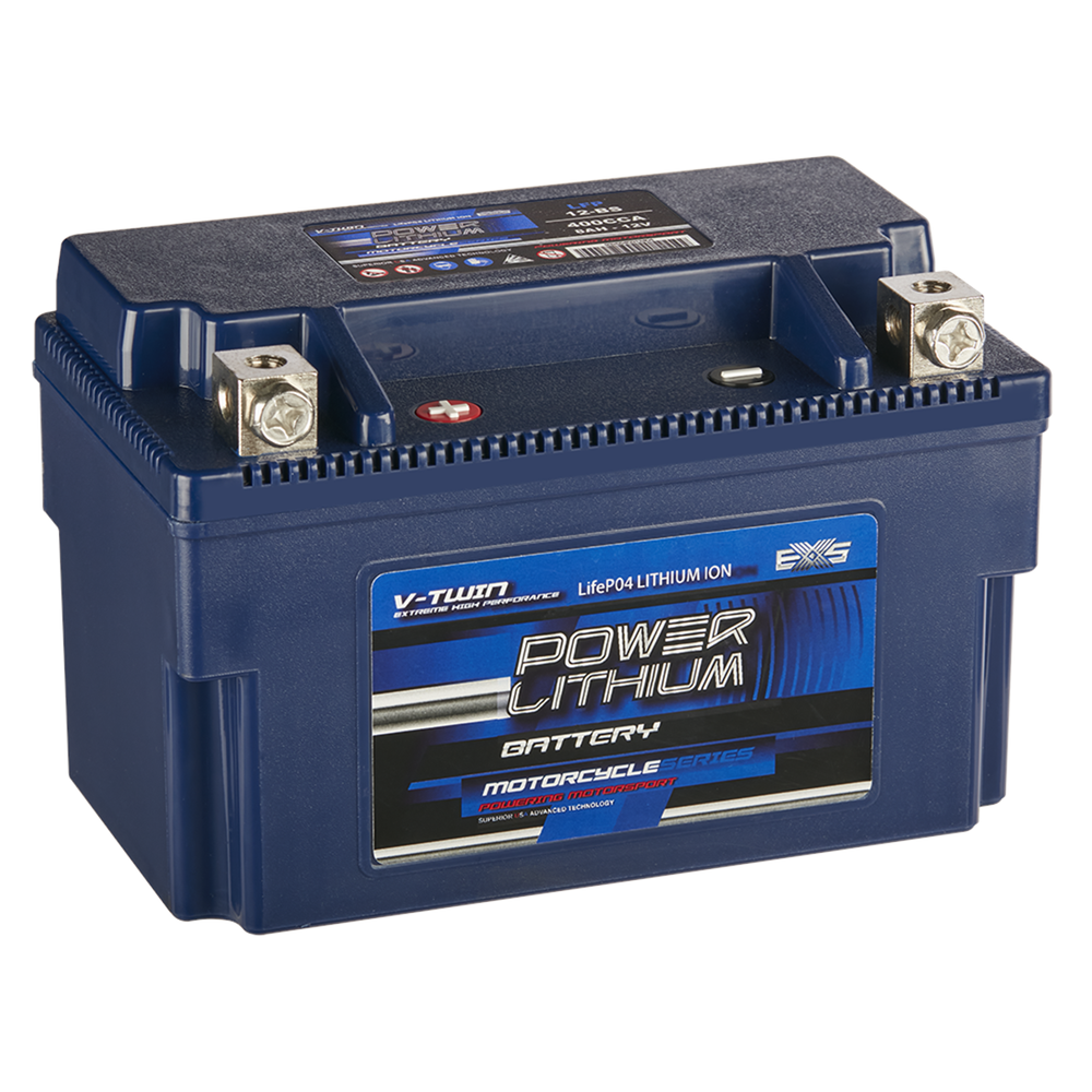 Power Lithium Deep Cycle 12.8V 8AH 400CCA Motorcycle Battery - LFP12-BS