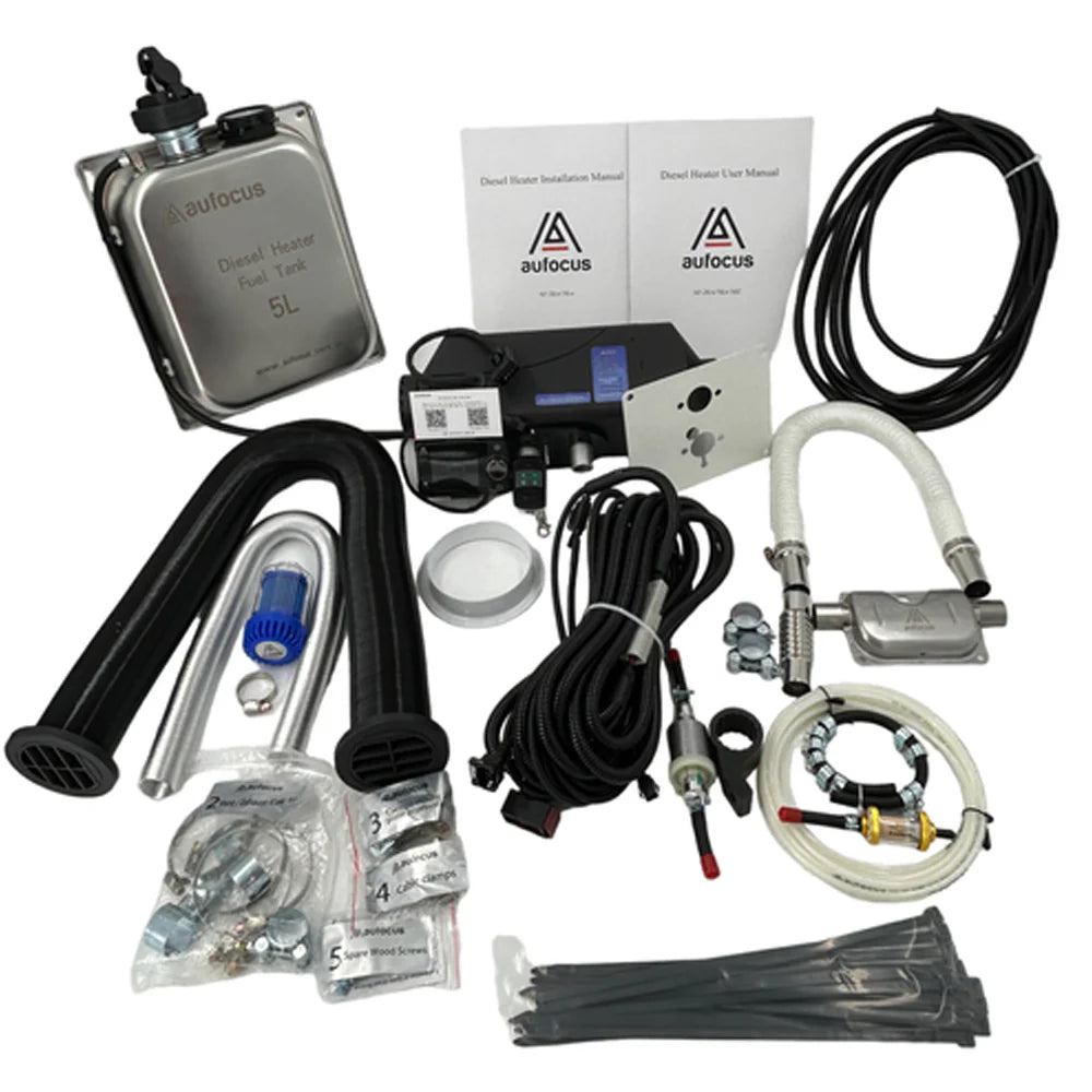 Diesel Heater - Au Focus 2KW Gen4 - WITH Bluetooth - INSTALLATION INCLUDED