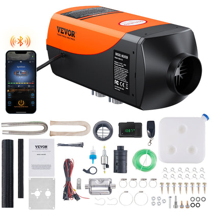 Diesel Heater - Vevor 12V 2KW Diesel Heater - WITH Bluetooth  - INSTALLATION INCLUDED